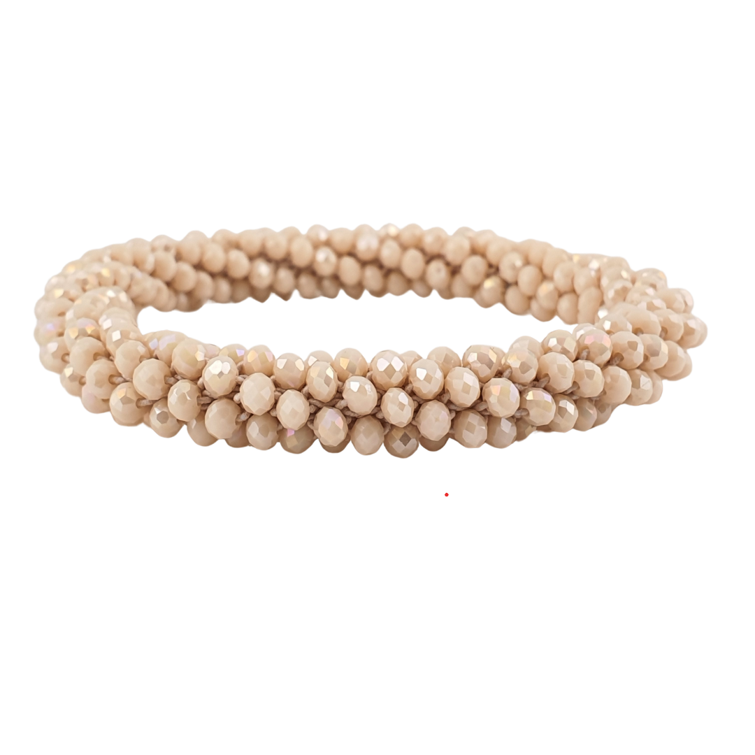 Pulsera redonda cristales checos