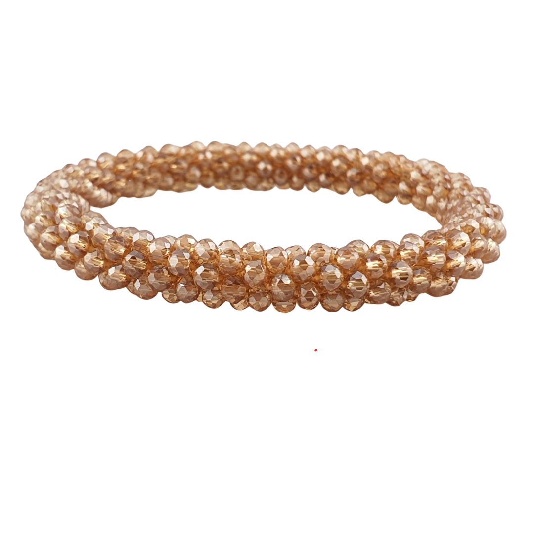 Pulsera redonda cristales checos