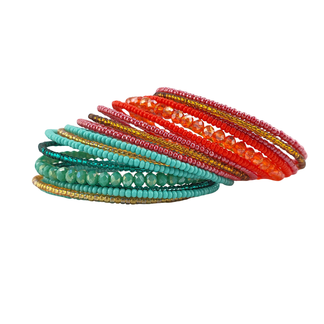 Pulsera cristales checos enrollable