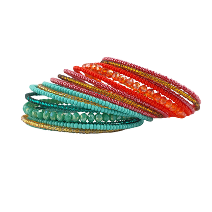 Pulsera cristales checos enrollable