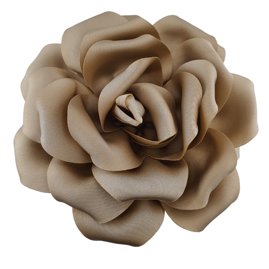 Broche Flor rosa abierta mediana