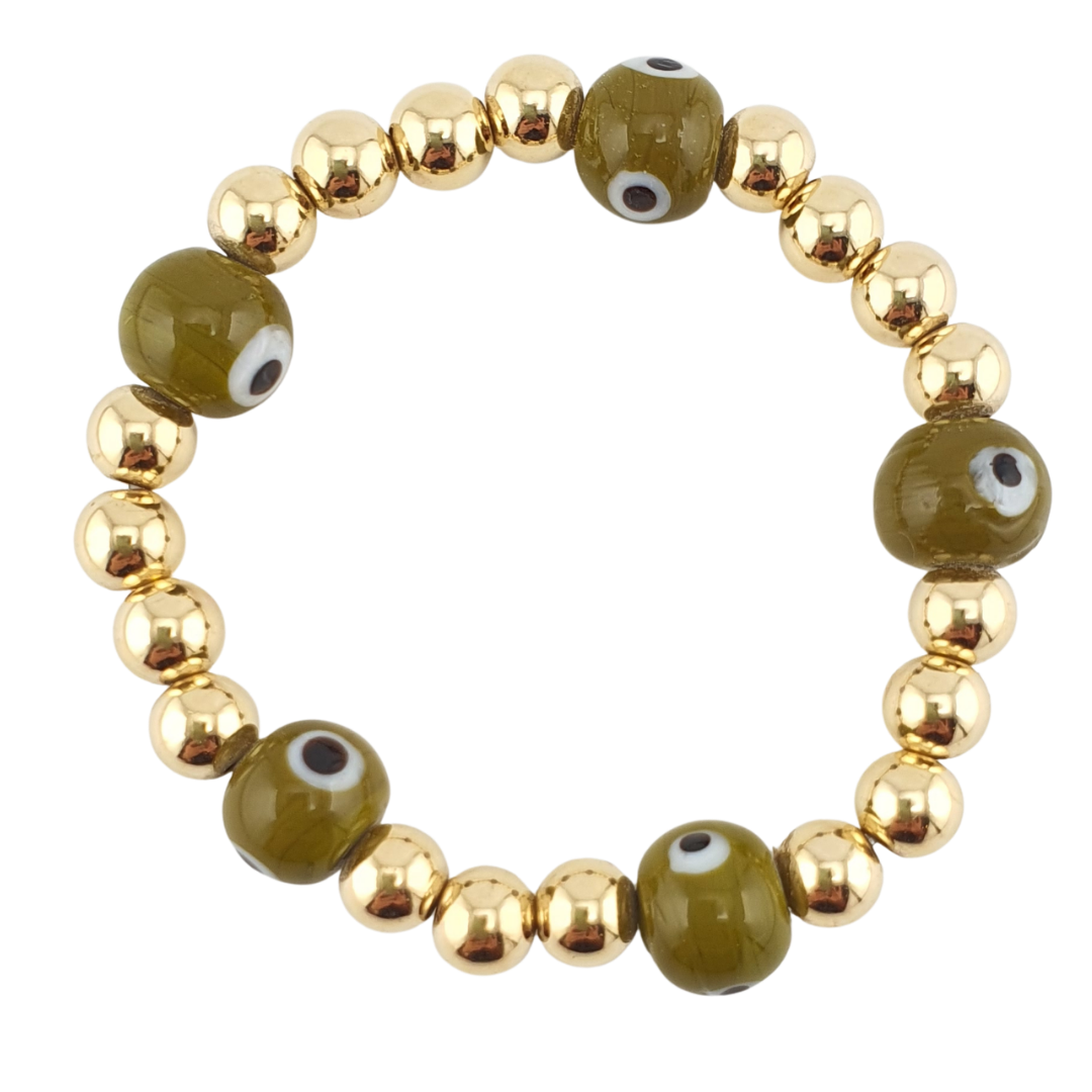 Pulsera ojo murano royal maxi bolas
