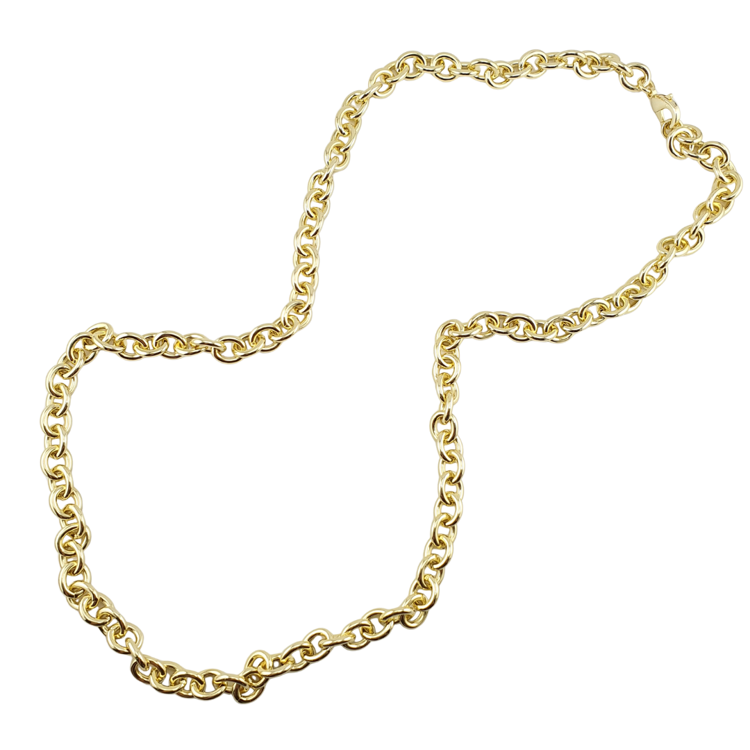 Cadena larga oval