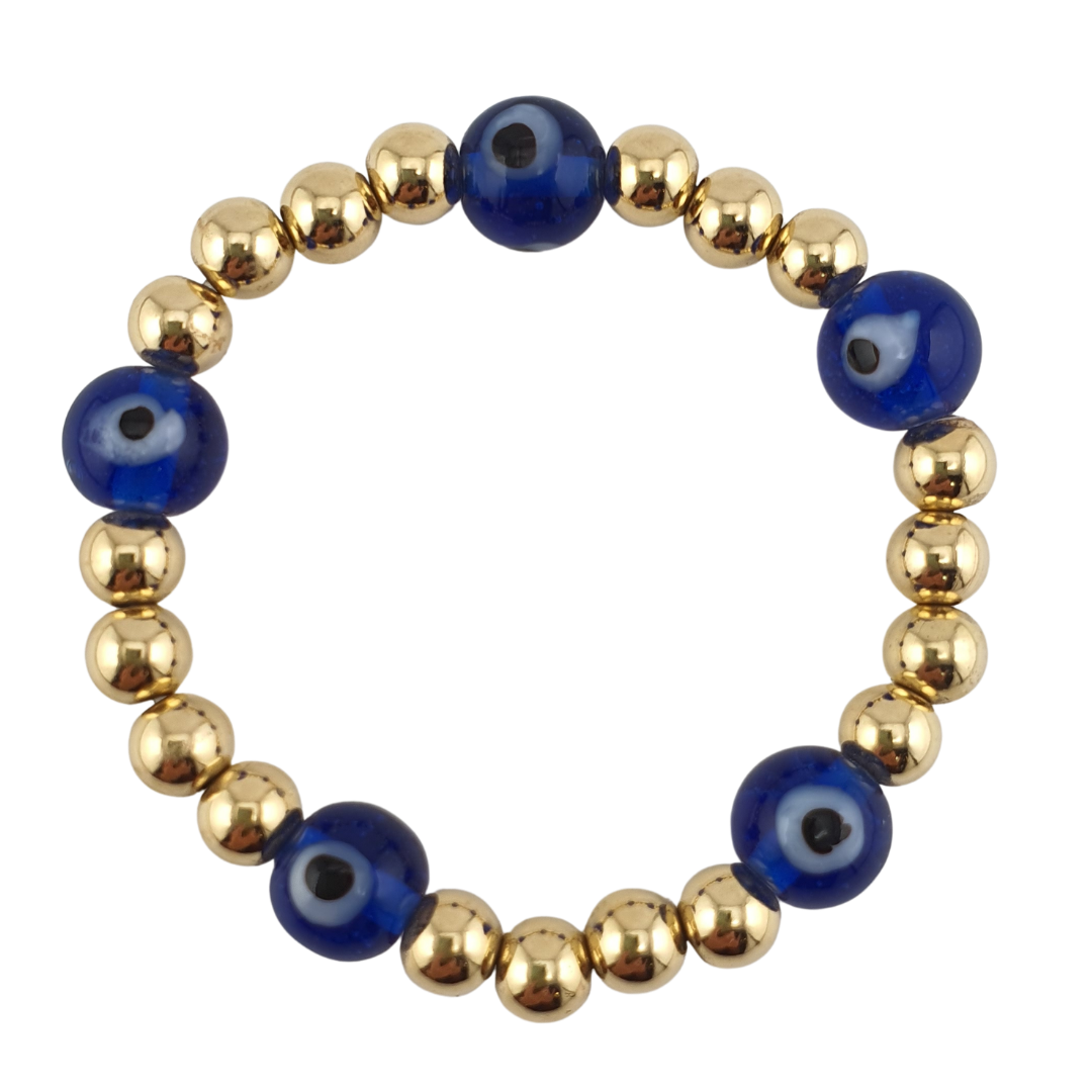 Pulsera ojo murano royal maxi bolas