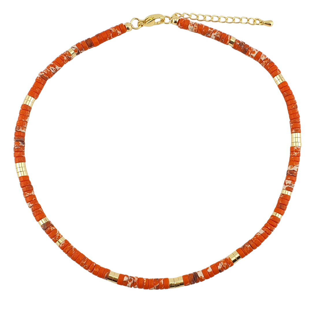 Collar pukka mini aquamarina cielo