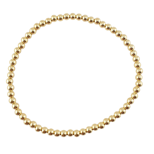 Pulsera bolitas 2mm gf