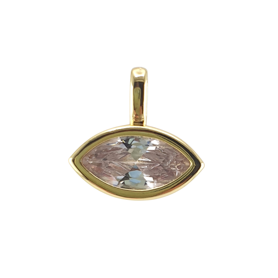 Dije marco circulo circonias maxi