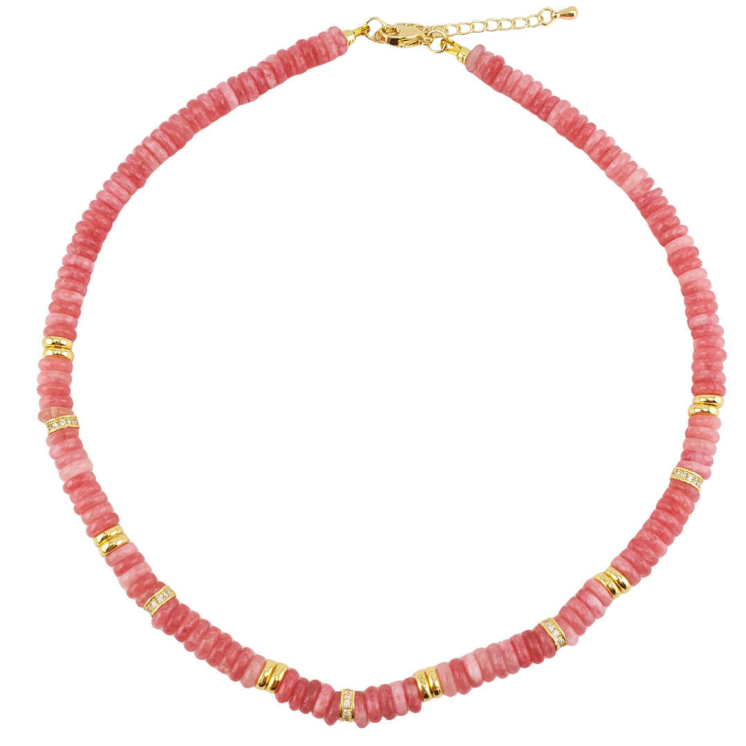 Choker pukka rodocrosita rosa