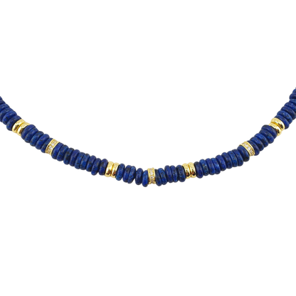Choker pukka lapislazuli