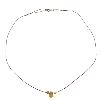 Collar hilo ajustable gota.