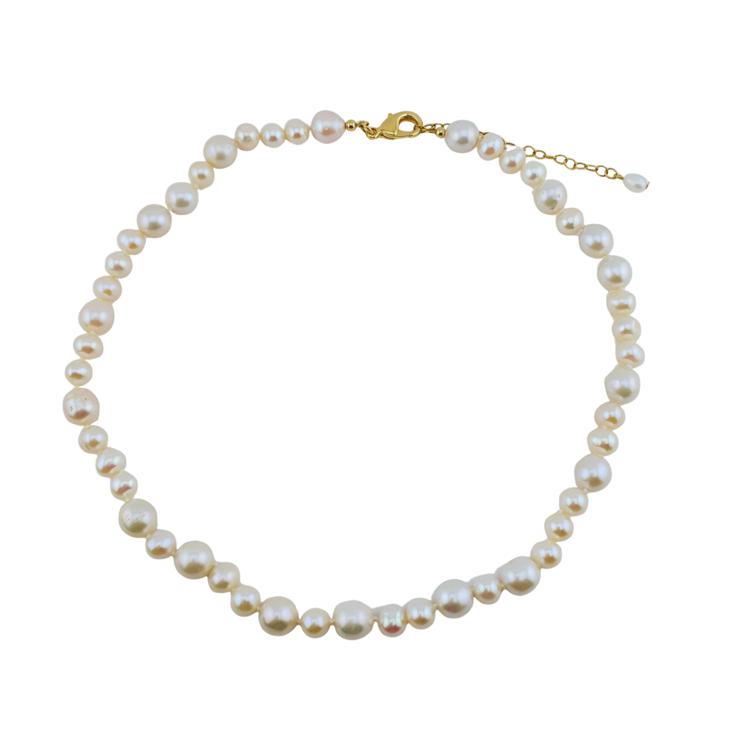 Collar perlas barrocas