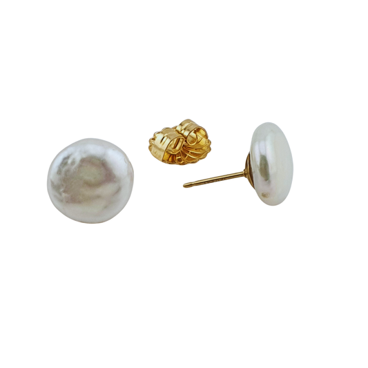 Aretes perla keishi