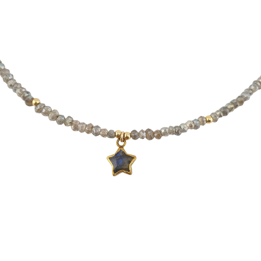 Collar labradorita estrella