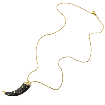 Collar colmillo enamel