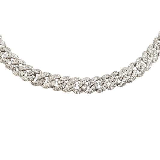 Choker cuban full circonias