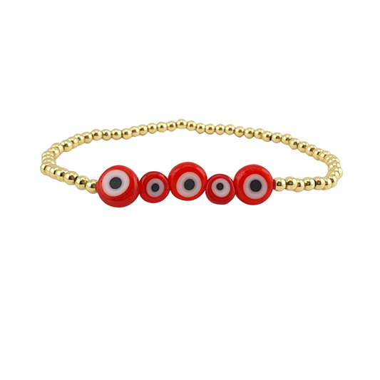 Pulsera 5 ojo al frente