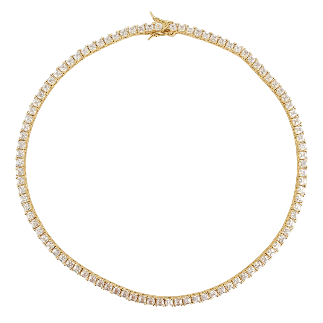 Choker tennis 4mm cierre caja