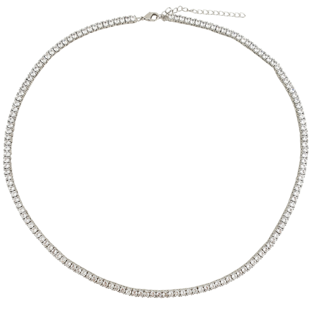 Collar tennis rosa 3mm