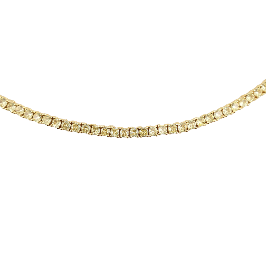 Collar tennis rosa 3mm