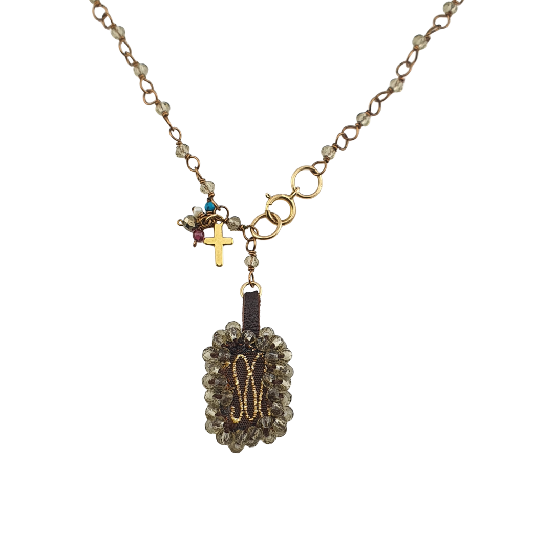 Pulsera escapulario vtas y tela