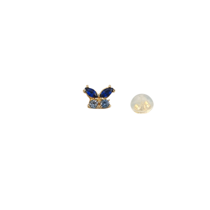 Arete mariposa circonias oro