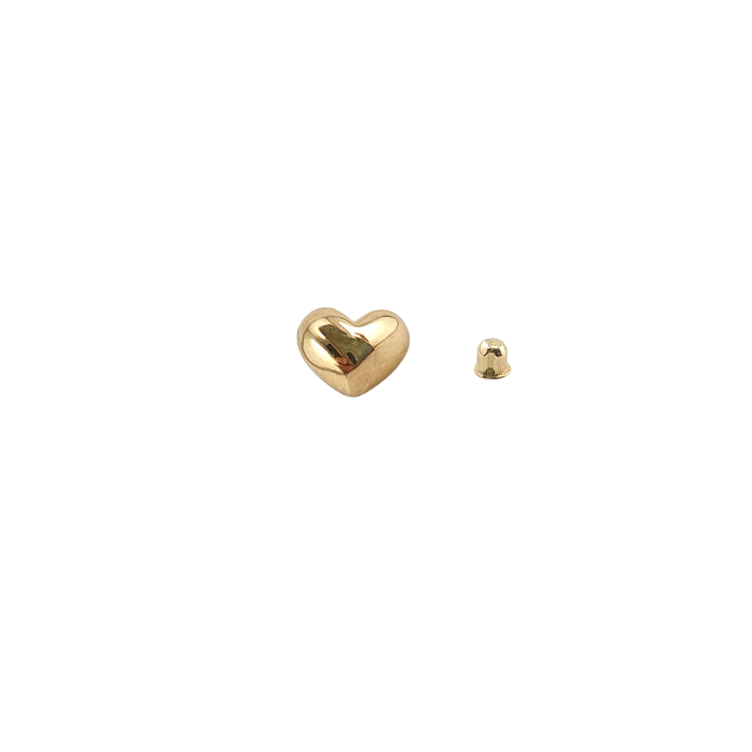 Arete corazon chunky 3D oro