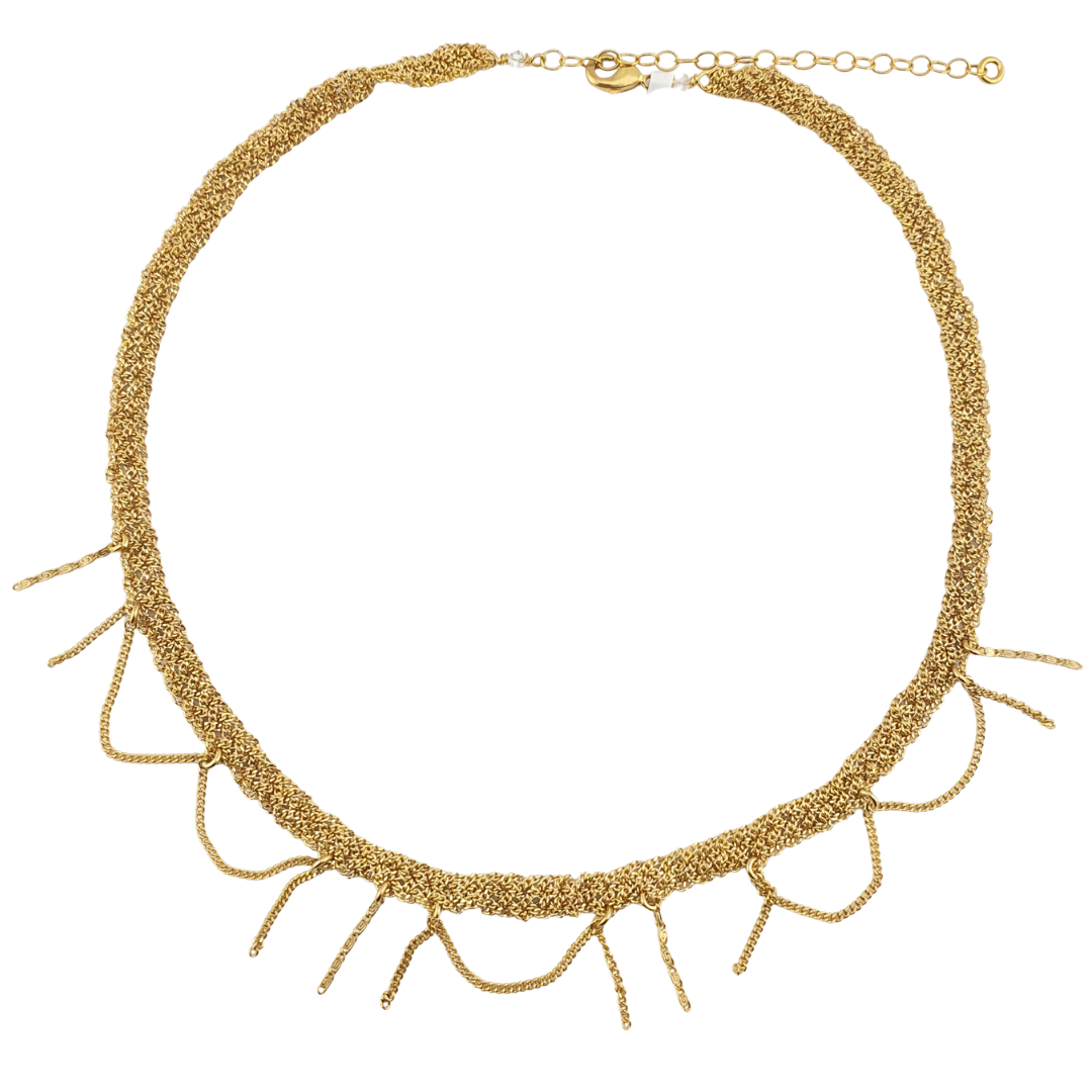 Cadena trenzada con cadenas en U