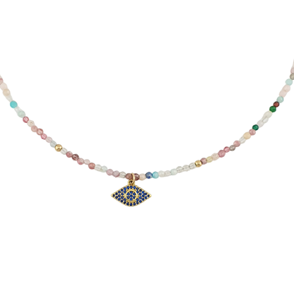 Collar Turmalina pastel