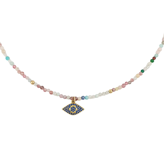 Collar Turmalina pastel