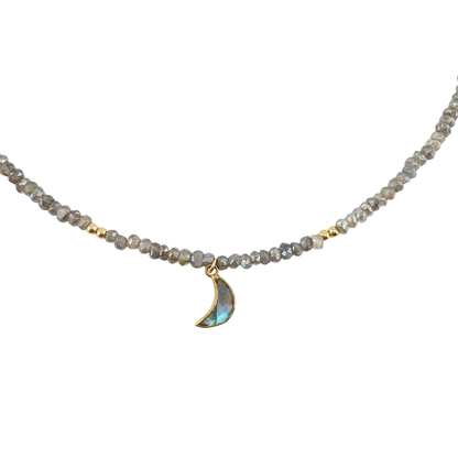 Collar Labradorita con una