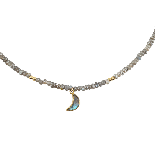 Collar Labradorita con una