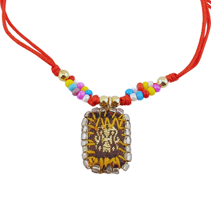 Pulsera escapulario mini hilo doble