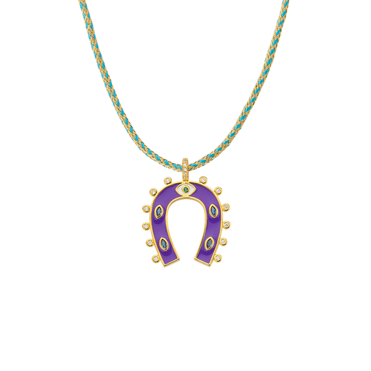 Collar herradura con circonias