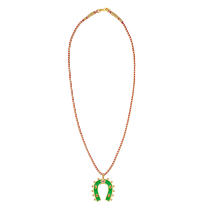 Collar herradura con circonias