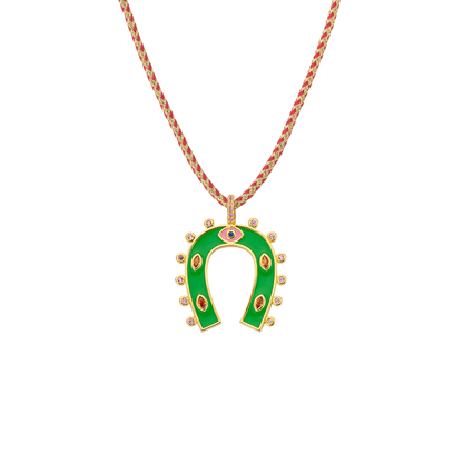 Collar herradura con circonias