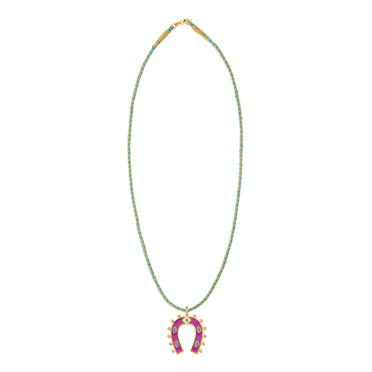 Collar herradura con circonias