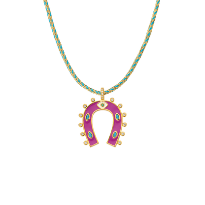 Collar herradura con circonias