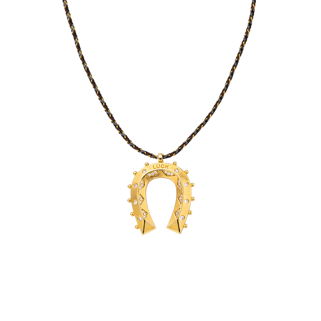 Collar herradura cordón