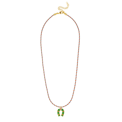 Collar herradura ojo y cordón