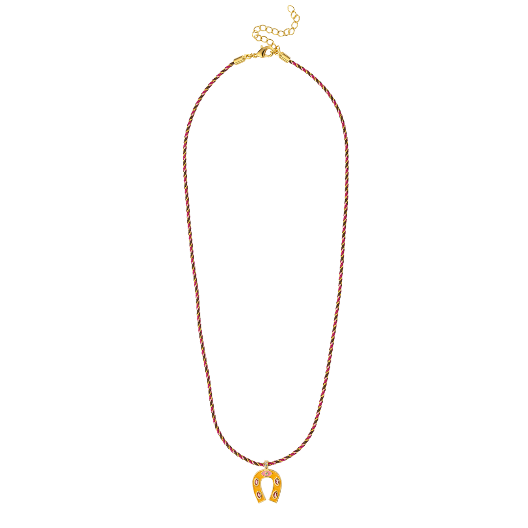 Collar herradura ojo y cordón