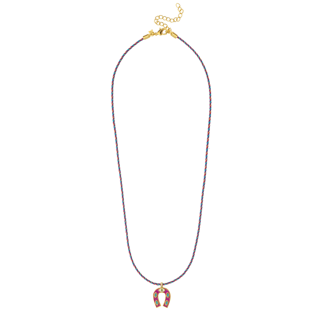 Collar herradura ojo y cordón