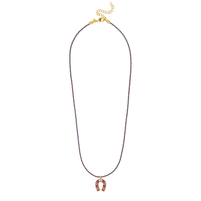 Collar herradura ojo y cordón