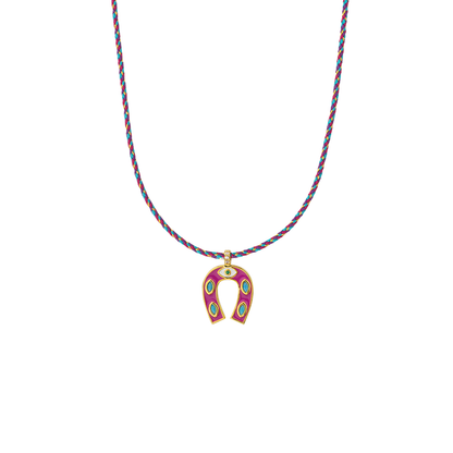Collar herradura ojo y cordón