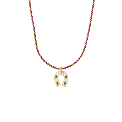 Collar herradura ojo y cordón