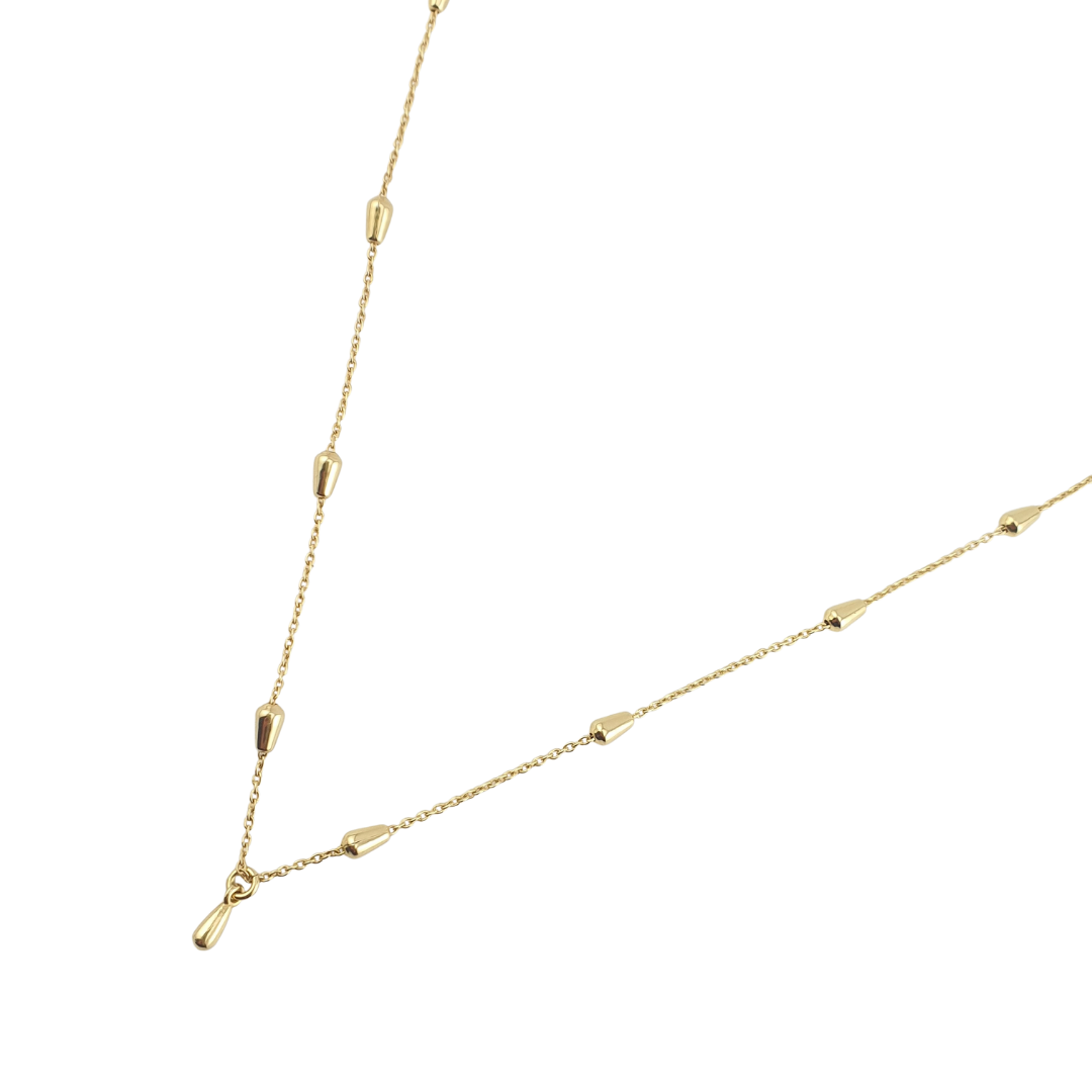 Cadena fina con gotas y colgante Goldfield