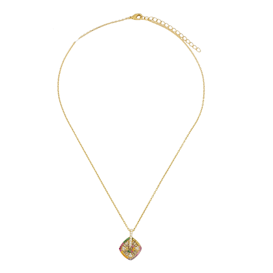 Cadena cuadrado en colores