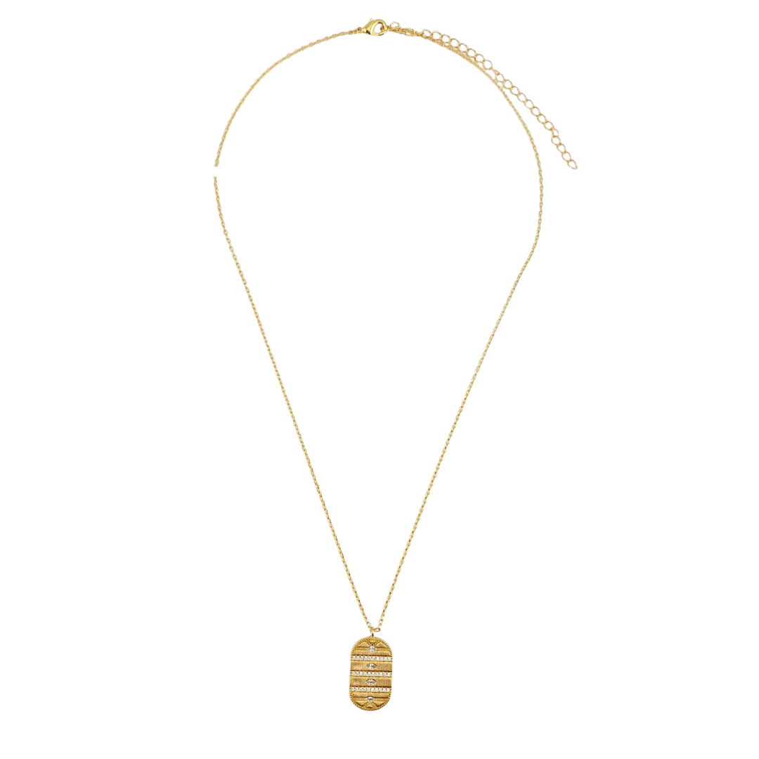 Cadena oval y lineas