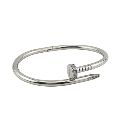 Pulsera brazalete clavo acero