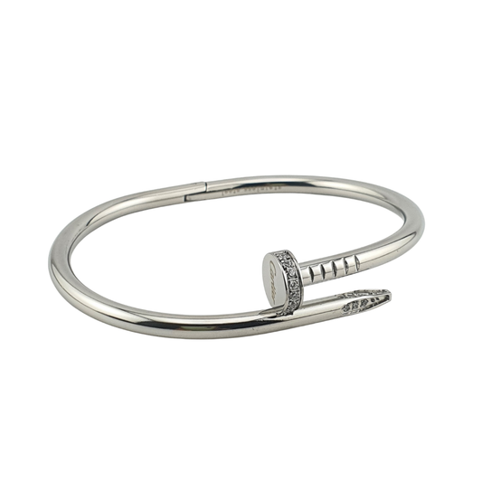 Pulsera brazalete clavo acero