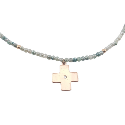Choker cristal checo